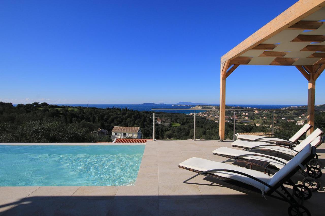 Sunset Sea View Villa 5 Arillas  Ngoại thất bức ảnh